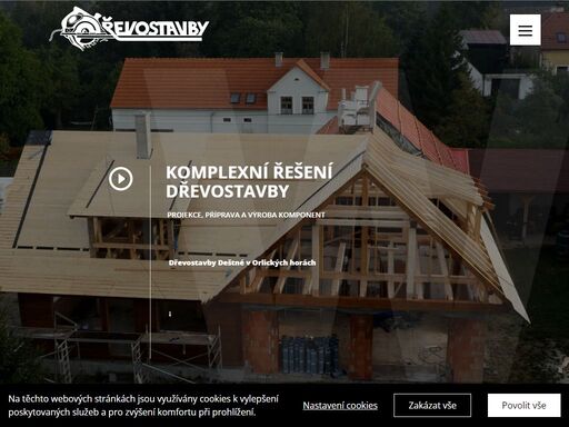 stavíme roubenky z masivních trámů, montované domy, moderní dřevostavby a nízkoenergetické domy, střechy, altány, zahradní domky.
