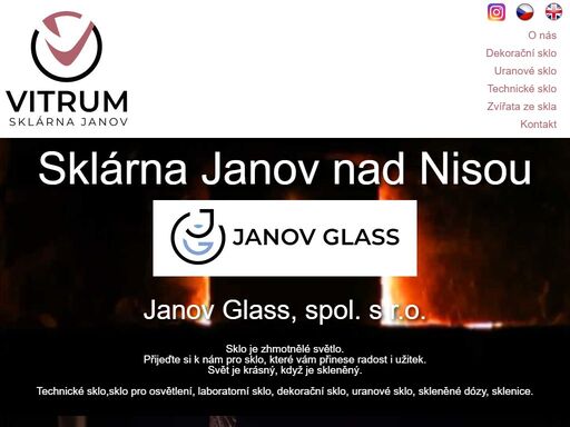 sklárna janov nad nisou - vitrum, spol. s r.o.