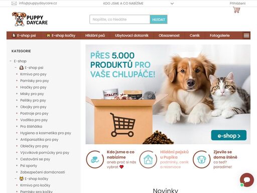 nabízíme hlídání psů v rodinném domě se zahradou s prvky agility, po dobu hlídání pejsek žije s rodinou, ne v kotci. vycházky do lesa, místo na gauči, drbání a rozmazlování v ceně :) v našem e-shopu můžete zakoupit krmivo, pelíšky, misky, obojky, vodítka, hračky i speciální potřeby pro psí sporty. praktická lokalita u…