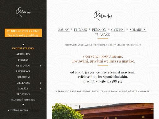 ubytování pro colours of ostrava, penzion s rodinnou atmosférou nabízí ubytování ve fulneku s možností wellness, fitness a cvičení.