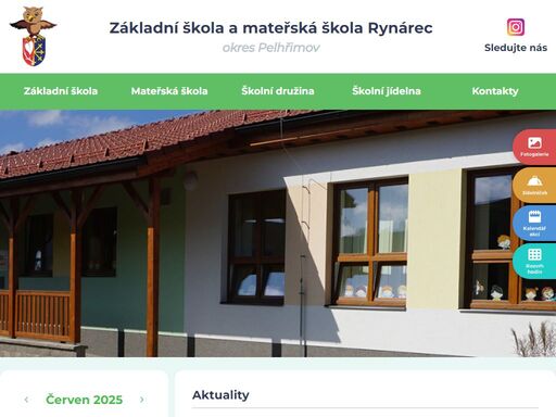 základní škola a mateřská škola rynárec, okres pelhřimov, kraj vysočina