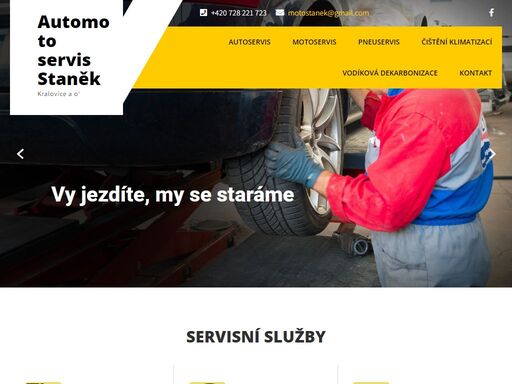 nabízíme vám opravy automobilů, moto servis, čištění klimatizací, pneu servis nebo chiptuning. zavolejte nám a domluvte se na servisu vašeho auta.