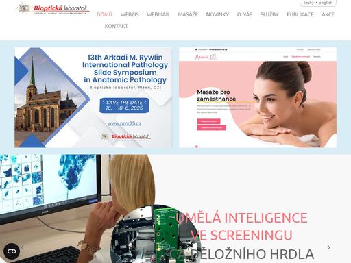bioptická laboratoř s.r.o. nabízí vyšetřování cytologie včetně gynekologické cytologie, biopsie, imunohistochemie a molekulárně genetická vyšetření pro gynekologické, chirurgické, kožní, gastroenterologické, urologické, orl praxe i nemocnice.