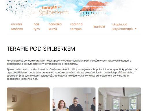 psychoterapeutické centrum terapie pod špilberkem brno nabízí služby v krizových životních situacích, psychosomatických poruch a vztahových obtíží.