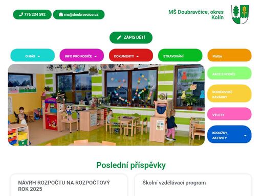 mateřská školka doubravčice