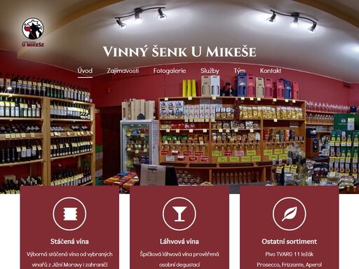 vinárna a kavárna v šumperku s nabídkou vybraných sudových i lahvových vín, výborné kávy a dalších pochoutek.
