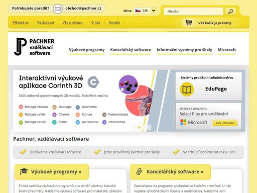 specializujeme se na distribuci výukového softwaru, informačních systémů pro školy, programů pro děti se specifickými poruchami učení, licencí microsoft select plus, antivirových programů a dalšího softwaru pro školy, rodiče a žáky.