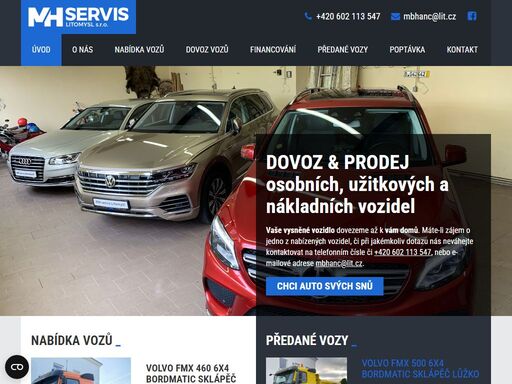 mh servis litomyšl s.r.o. - jsme dodavatelé osobních, užitkových i nákladních automobilů. poskytneme vám úplný servis, pomůžeme vám s možným úvěrem či leasingem.