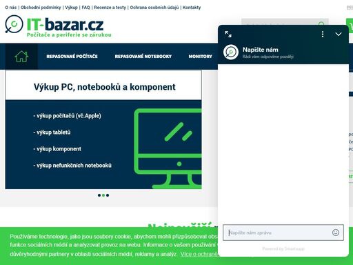 nehledejte prodej a bazar počítačů a notebooků, když ho máte na dosah ruky. jsme it-bazar a zabýváme se prodejem it techniky v praze i na e-shopu.