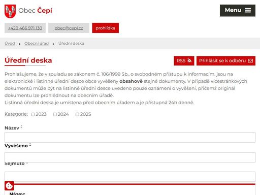 obec čepí se nachází v okrese pardubice, kraj pardubický.