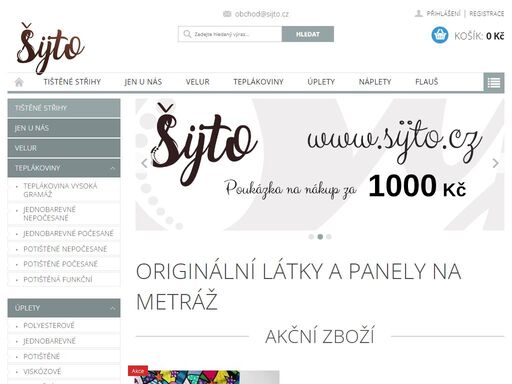 eshop s originálními látkami a panely. tvoříme vlastní designovou tvorbu potisků. šijte s námi z kvalitních látek za super ceny. rádi poradíme a pomůžeme vybrat materiál na konkrétní účel.
#sijtesnami s #sijto :-)