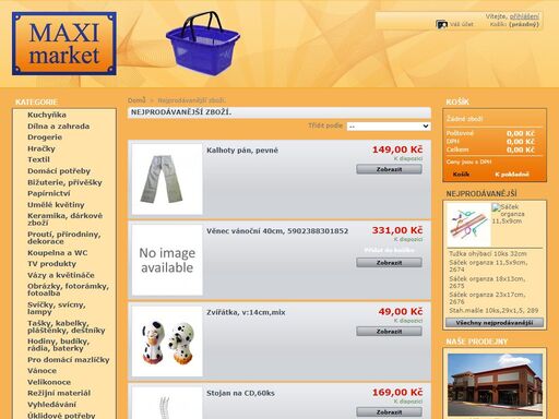 e-shop postaven na prestashop