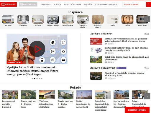 tvbydleni.cz - televize plná inspirace a rad pro vaše bydlení-