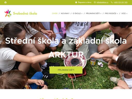 střední škola a základní škola arktur je soukromá svobodná demokratická škola zapsaná v rejstříku mšmt založená na sebeřízeném vzdělávání.