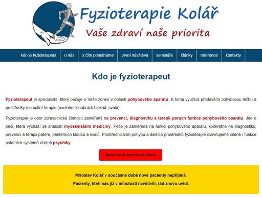 kdo je fyzioterapeut