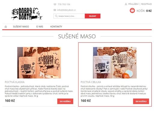 objevte kvalitní sušené maso od dobrý dost - jerky z moravského krasu. naše vlastní výroba zahrnuje širokou nabídku příchutí jako základ, chilli, bbq, med, česnek, cibulka a ďábelský. sídlo ve veselici, na okraji moravského krasu, zaručuje osobní přístup a čerstvost každý den. navštivte nás na dobrydost.cz a…