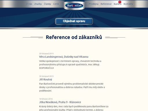 kvalitní a rychlý servis - opravy všech elektrospotřebičů a plynových spotřebičů na českém trhu.