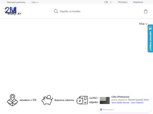 vítejte u nás. jsme tu pro vás již 27let.vítáme vás v našem internetovém obchodě 2msport.cznaše společnost 2m servis s.r.o. na trhu od roku 1998, jsme výhradním dovozcem a distributorem tatami puzzle, tatami agglorex, fighting films kimon pro českou republiku a slovensko. nabízíme zboží pro velkoobchod i malobchod.…