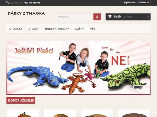 internetový obchod s ručně vyráběným zbožím z thajska. kousek exotiky v každém dárku.