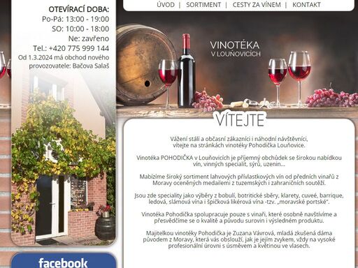 vinotéka pohodička - louňovice mukařov