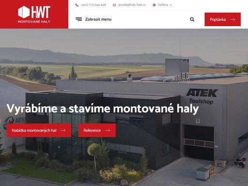montované haly hwt - specialisté na vývoj, výrobu a montáž průmyslových montovaných hal, skladů a zastřešení. pošlete nám nezávaznou poptávku na montovanou halu.