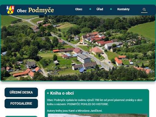 oficiální stránky obce podmyče