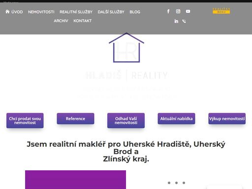 realitní makléř uherské hradiště, uherský brod. jsem realitní makléř a působím v uherském hradišti, uherském brodě a v celém zlínském kraji.
