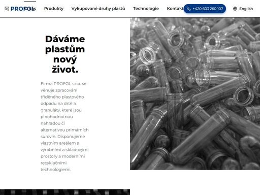 dáváme plastům nový život
