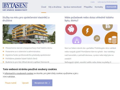 postaráme se o bezporuchový chod vašeho domu, účetnictví i administrativu. jsme tu pro vás v brně a na celé moravě, 24hod denně s aplikací domovník!