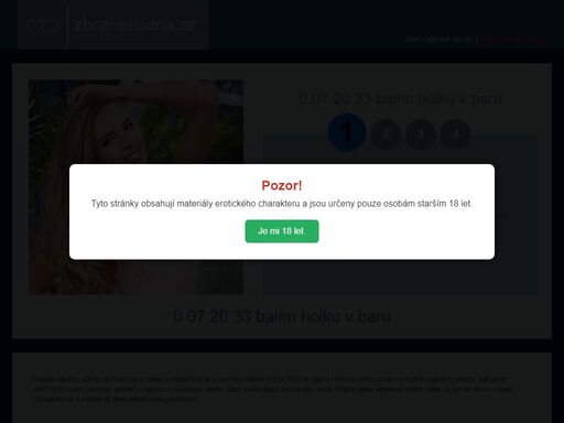 0 07 20 33 balím holku v baru