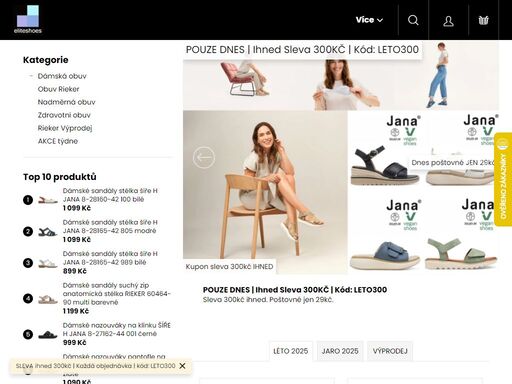 značková dámská obuv za extra výhodné ceny. novinky. výprodej slevy až 60%. obuv rieker, remonte, tamaris, jana, caprice. nadměrná obuv. kozačky xl lýtko.