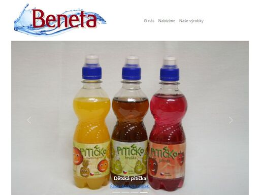 přírodní pramenitá voda, limonády, sirupy, ochucené nápoje, energetické nápoje