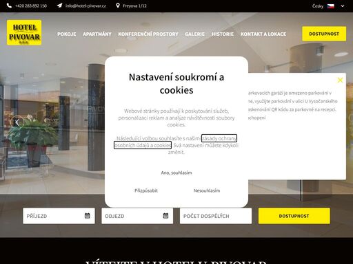 vítejte na stránkách hotelu pivovar! pohodlí, poklidná atmosféra a moderní služby v prostředí historického areálu z 18. století s vynikající dopravní dostupností!