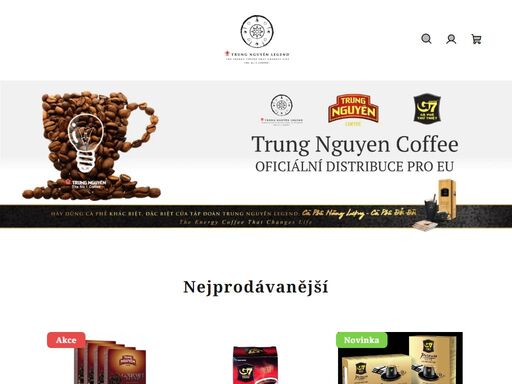 trung nguyen - vietnamská káva. 