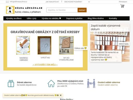 www.dilnaazulina.cz