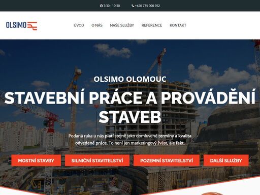 stavební práce a provádění staveb