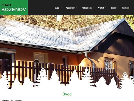 chata bozeňov, rekreační chata bozeňov