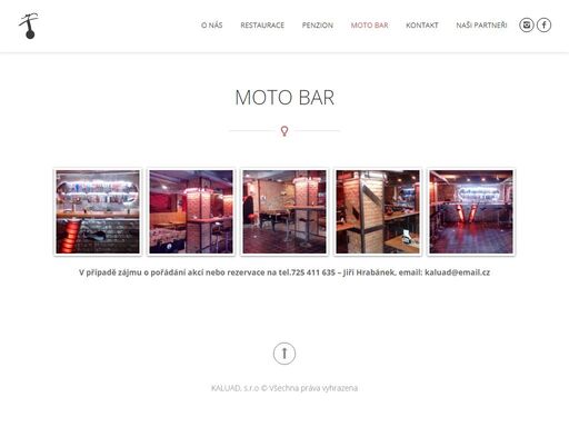 restaurace, penzion, music club a bistro slapy
