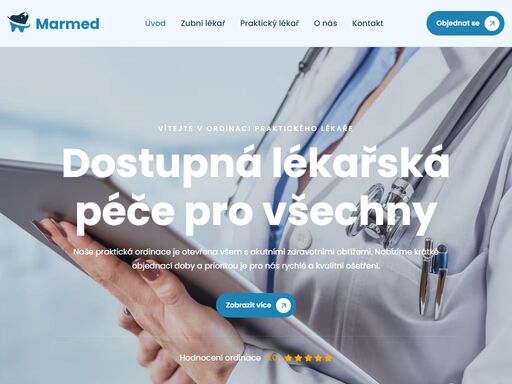 profesionální zdravotní péče, moderní technologie a individuální přístup k pacientům.