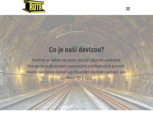 jsme stavební podnik zabývající se rekonstrukcemi a údržbou železničních tratí 