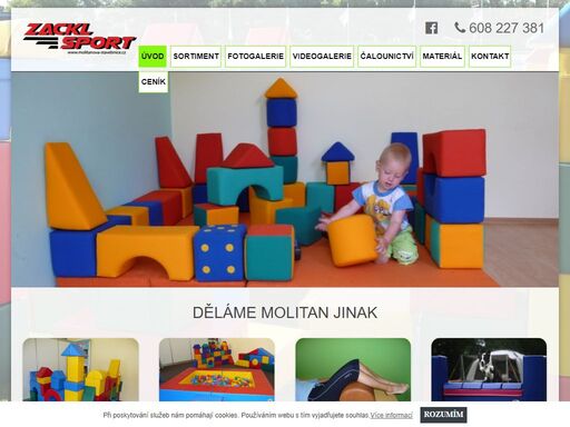 molitanová stavebnice zackl sport