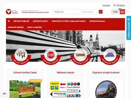 výroba a prodej městského mobiliáře, dopravních značek, značení a příslušenství. odborná instalace a servisní podpora.