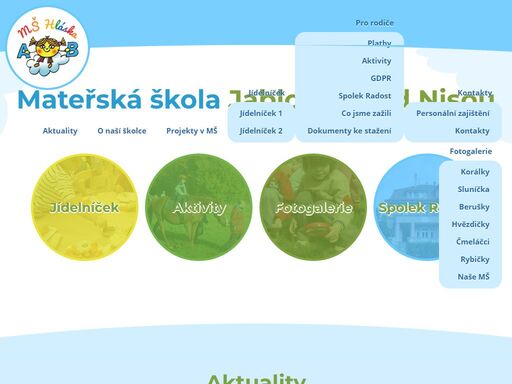 mateřská škola hláska - jablonec nad nisou, mš palackého a mš u přehrady