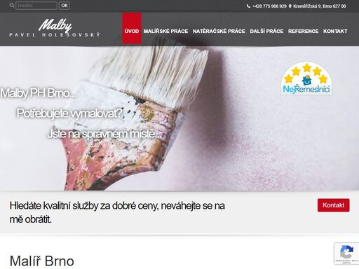 malbyph - individuální přístup, kvalitní služby - potřebujete vymalovat byt, dům či firmu? natřít fasádu, střechu nebo podlahu? jsem tu pro vás kdykoliv, i o víkendu. stačí mě kontaktovat.
