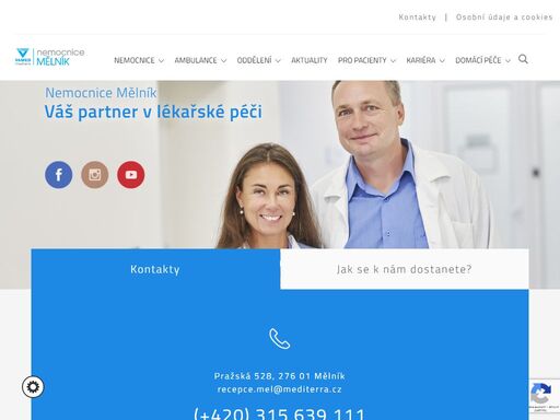 nemocnice s vysokou kvalitou zdravotnických služeb regionálních i nadregionálních, poskytuje akutní 24 – hodinovou péči v oborech: chirurgie, traumatologie, ortopedie, interna, gynekologie a porodnictví, neonatologie, neurologie, infekce, aro, orl a rehabilitace.