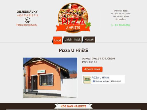 rozvoz pizzy od dvou kusů do 5km zdarma - pizza do krabice chýně.