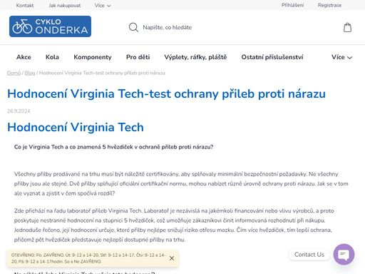 provádíme odborný servis všech značek a stáří jízdních kol. také nabízíme prodej doplňků a komponentů pro jízdní kola. provozujeme i online obchod.