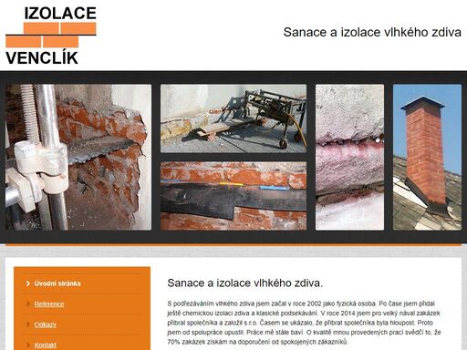 izolace vlhkého zdiva - podřezávání zdiva, vysoušení,  chemická injektáž