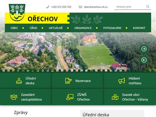 oficiální stránky obce