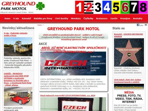 chrtí závodiště, dostihy chrtů, eventy firemni i soukromé, elektrické motokáry, go-kart, velké a malé šlapací čtyřkolky, indoor a outdoor závodní dráha, restaurace four leaf, zábavně-relaxační resort
